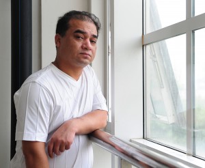 University professor, blogger, and member of the Muslim Uighur minority, Ilham Tohti pauses before a classroom lecture in Beijing on June 12, 2010. Perhaps the top Uighur activist within China, Tohti disappeared into police custody for six weeks last year after Uighur resentment burst forth last July in China’s northwest Xinjiang province, in Central Asia, when Uighur rioters savagely attacked Han Chinese in the regional capital Urumqi, leaving nearly 200 people dead and up to 1,700 injured, according to official figures. (Frederic J. Brown/AFP/Getty Images)