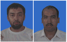 Nurahmet Kudret (L) gets life sentence and Musa Muhamad (R) receives 17-year jail term. Photo: RFA 