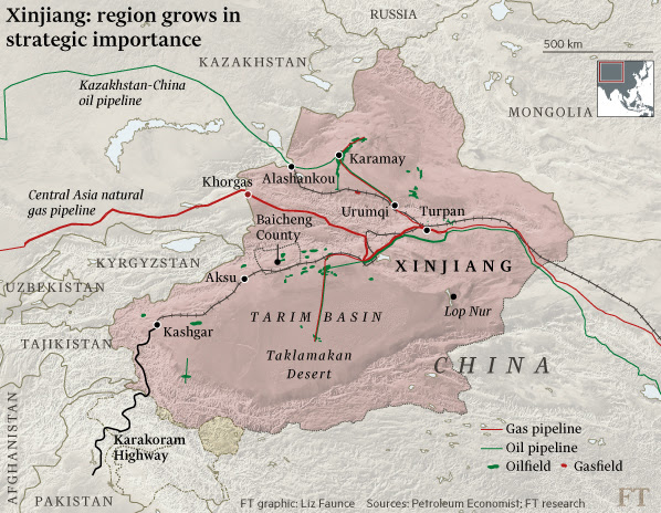 Map Xinjiang